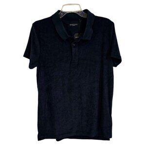 Brave Soul London Mens Navy Blue Polo Shirt‎ Short Sleeve Collared Size M NWT
